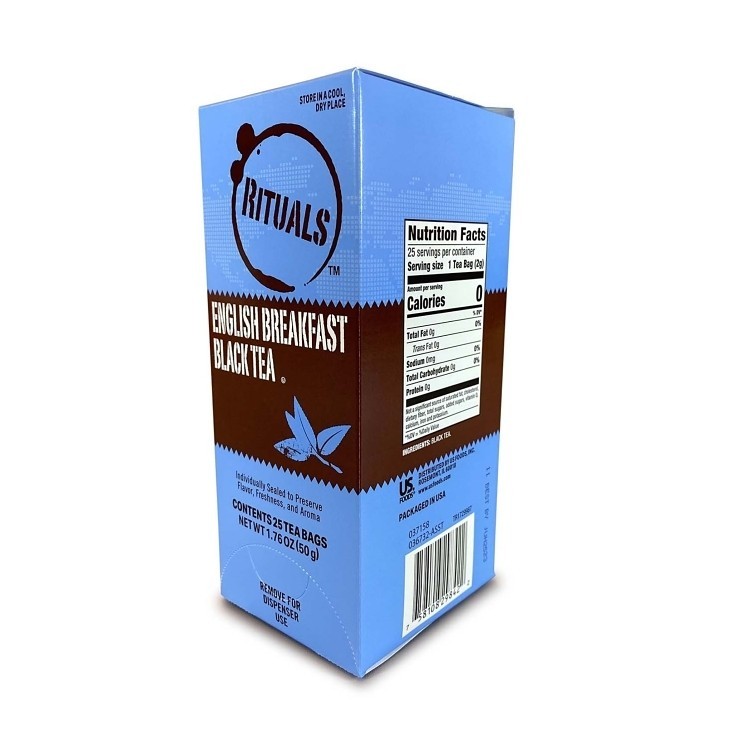 Black english breakfast tea bags, BULK 150 count, caffeinated