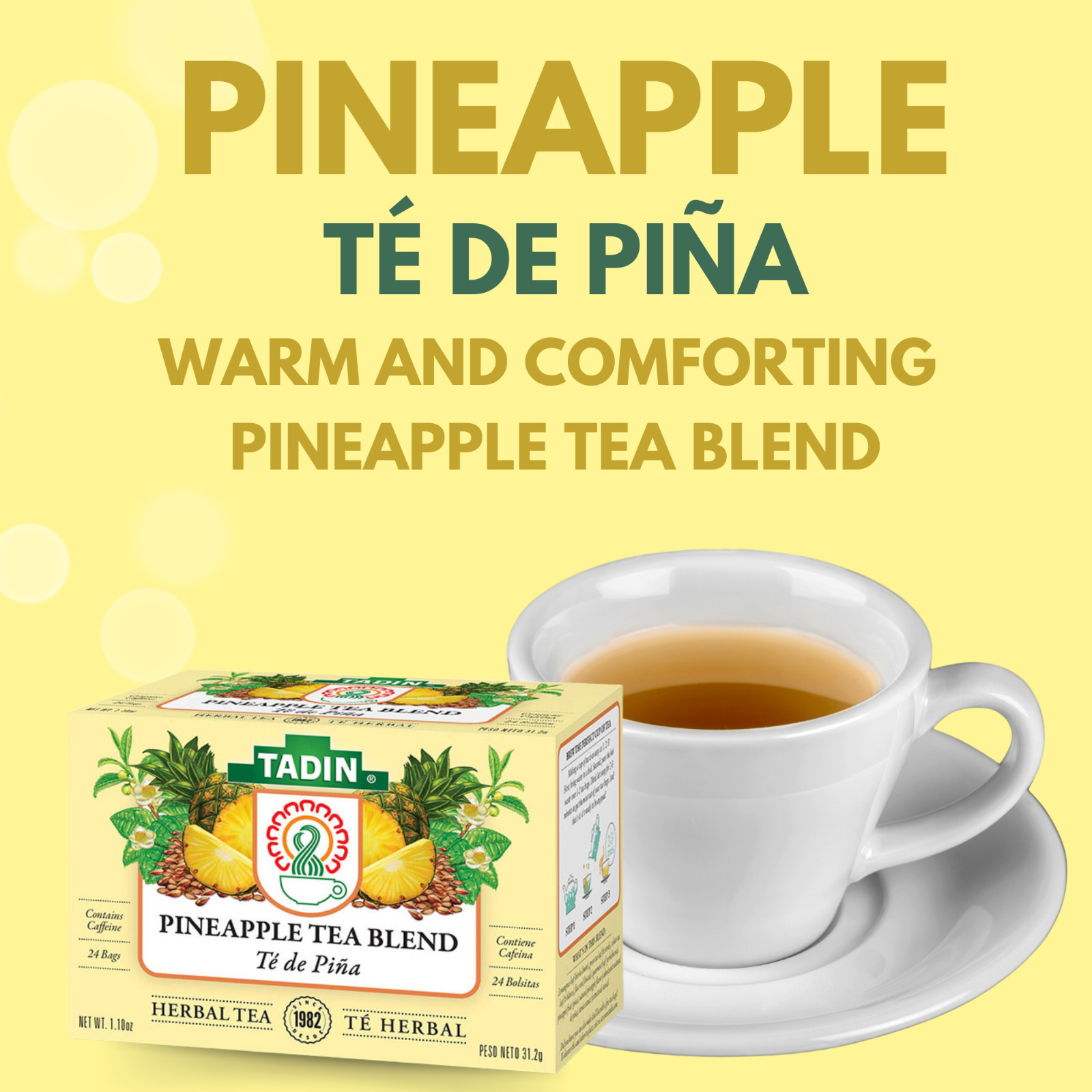TADIN PINEAPPLE 24 BAGS 1.10oz