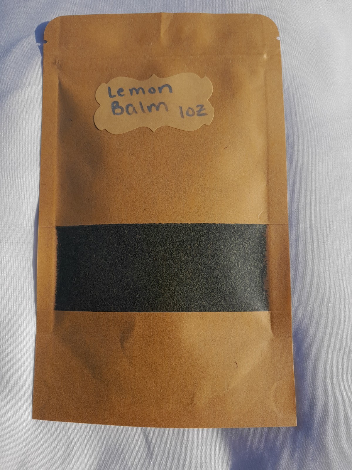 1oz Fresh Ground LEMON Balm ORGANIC DOUBLE WASHED NC GROWN Tea