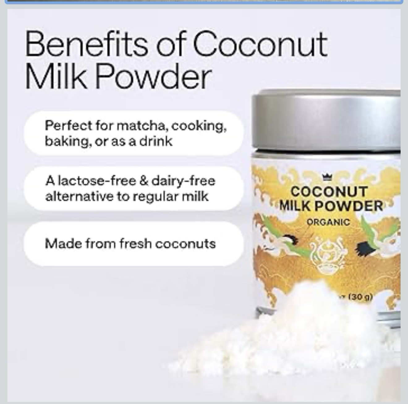 Wonder family, Matcha Set with Matcha Tea Powder & Coconut Milk Powder