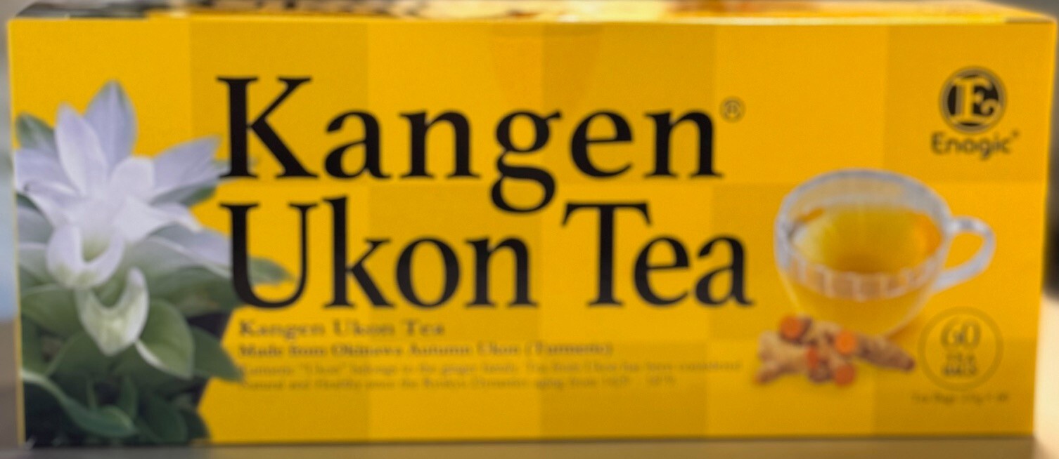 Kangen Ukon Turmeric Tea 60 Bags 100% Organic by Enagic Exp 07/28/2025