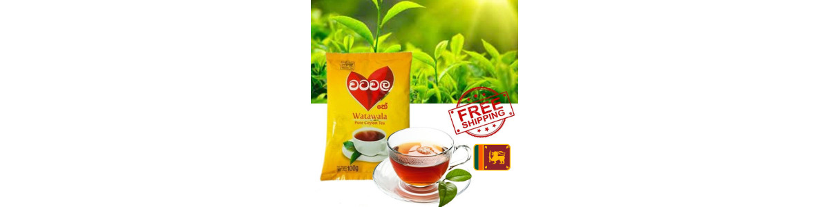 Ceylon Tea Watawala Branded Black Tea 50g 100g 200g 400g 500g 100% BOPF Natural