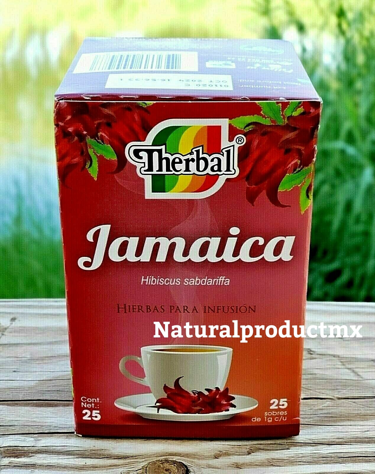 HIBISCUS TEA ✅ Te de Jamaica 50 bags 0.03 oz. each box Antioxidant 5 Packs