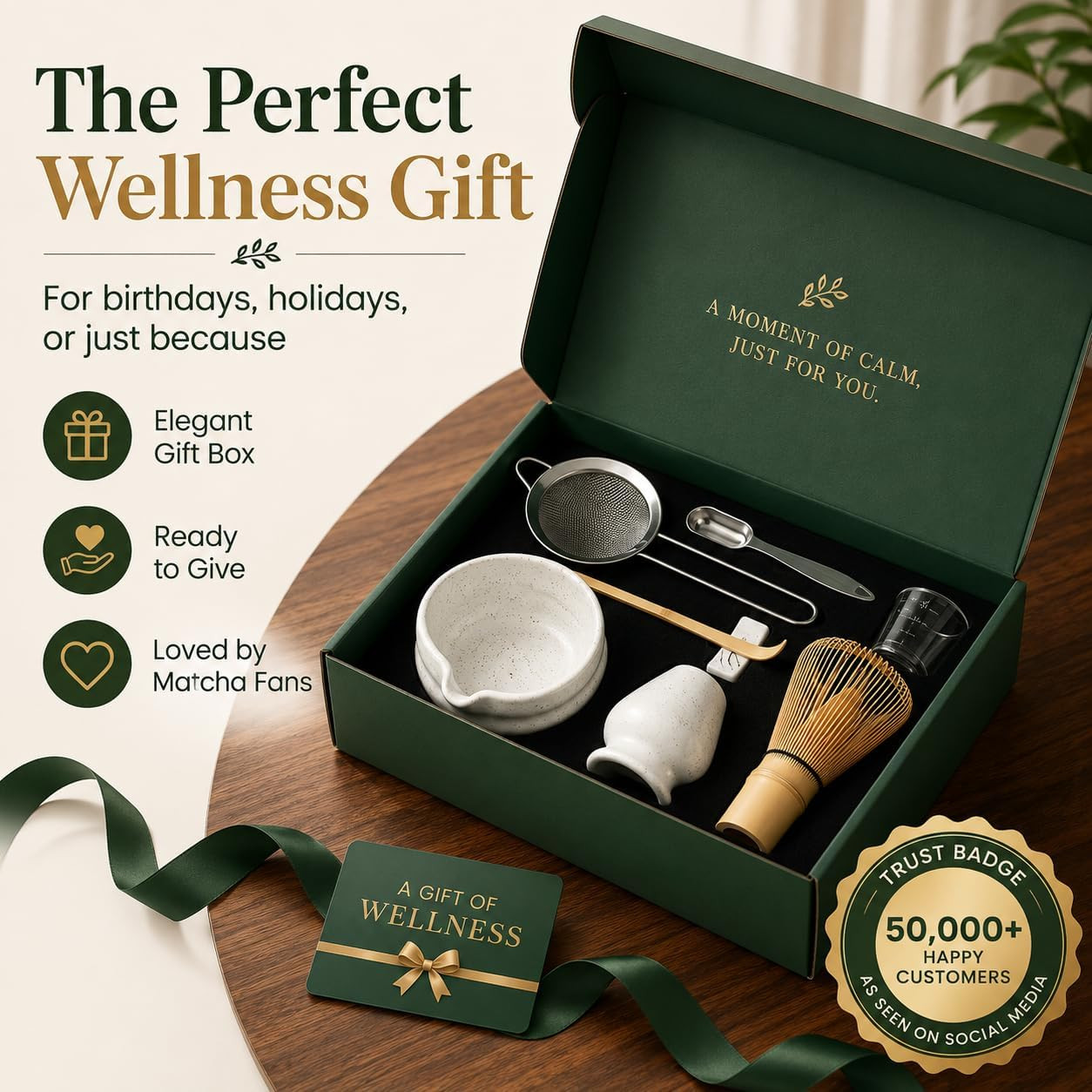 BARISTA EMPEROR® MATCHA WHISK SET PREMIUM 11pcs – Professional Matcha Kit Set wi