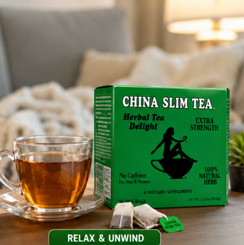 China Slim Herbal Tea Extra Strength Delight 36 Tea Bags Exp:2029