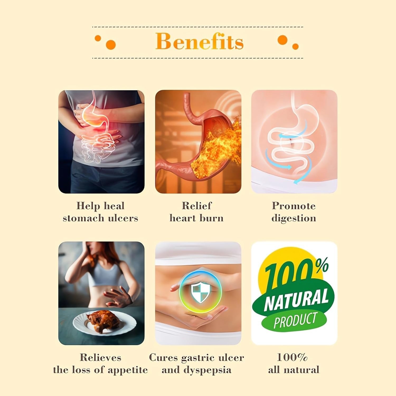 Herbal Digestive Support Tea Natural Soothing Blend for Stomach Comfort (30)