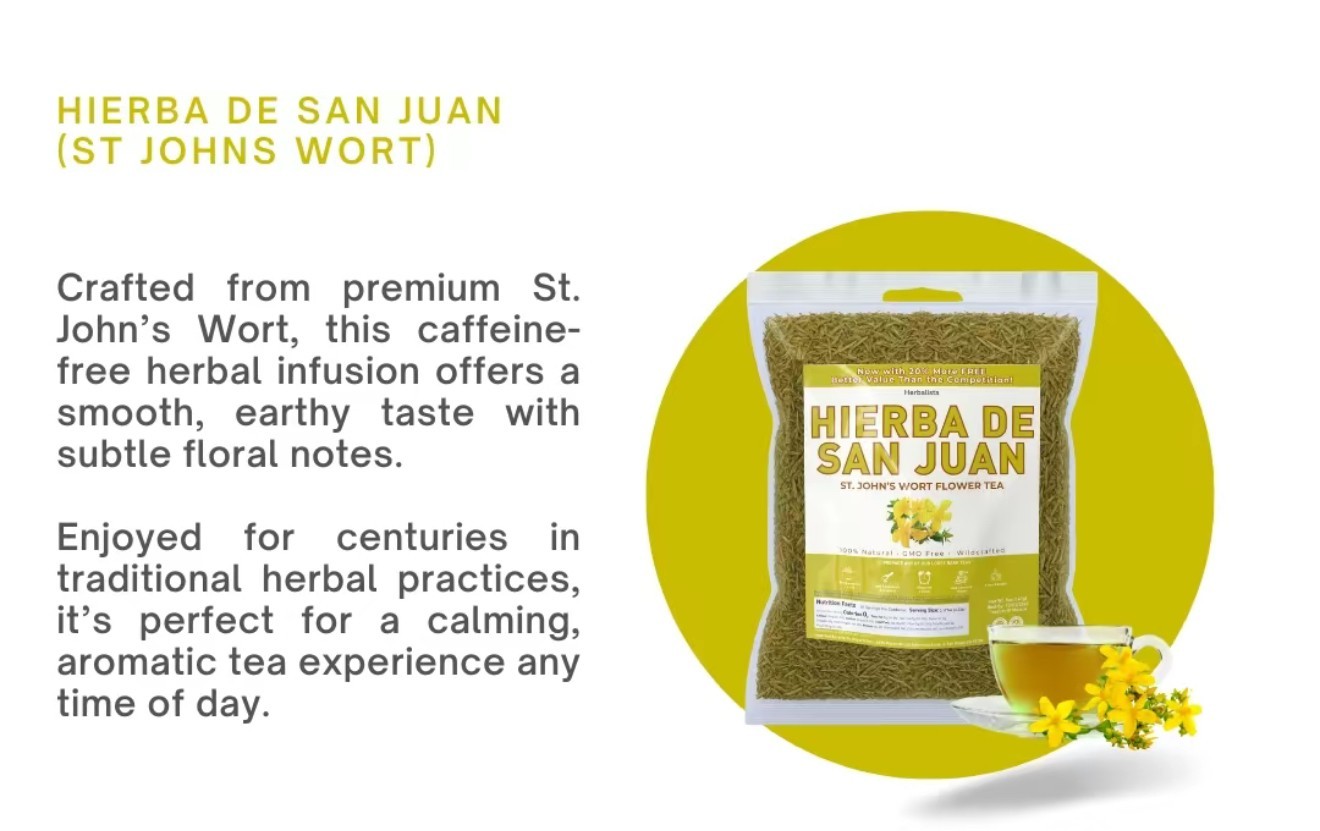 St. John’s Wort Flower Tea | Hierba de San Juan Te , IMPORTED FROM MEXICO