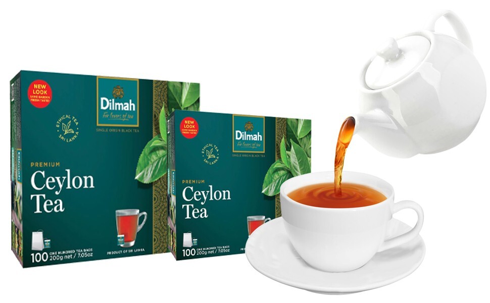 Ceylon Tea Dilmah Premium Quality 100 Tea Bags New