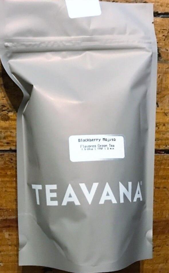 🌈 NEW!! 🌺 TEAVANA BLACKBERRY MOJITO 8 OZ SEALED TEA BAG 🍇 SUMMER VIBES! HTF!!