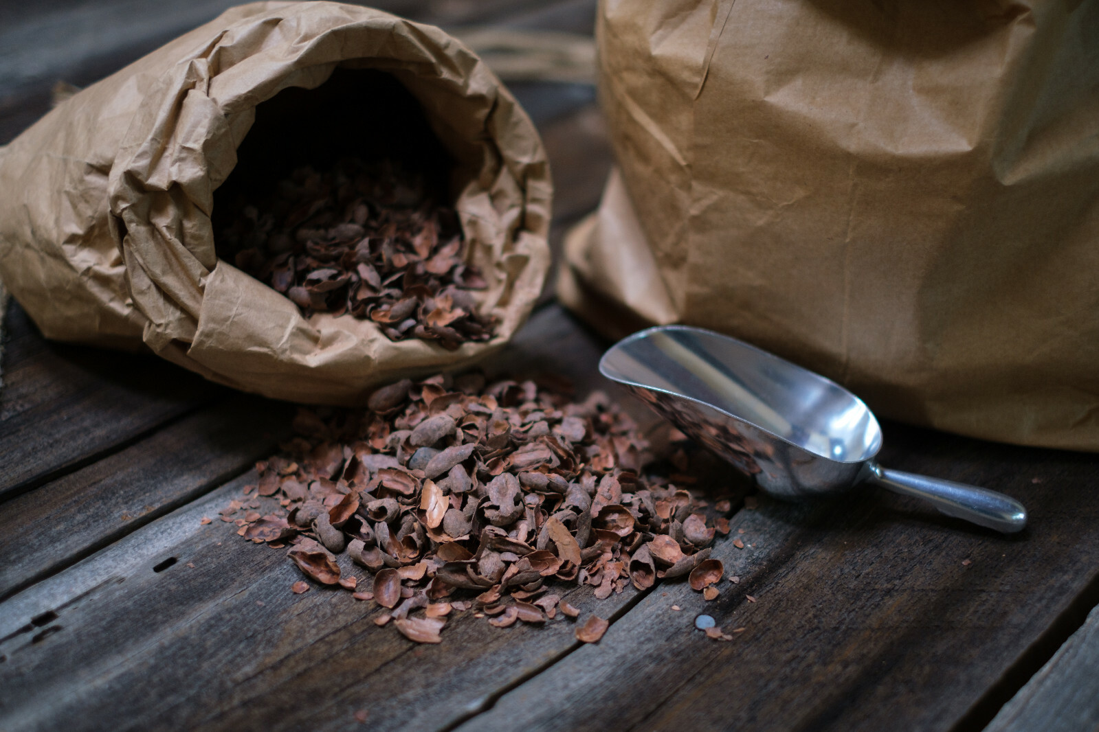 Organic Cacao Tea, loose leaf tea, 2 pounds