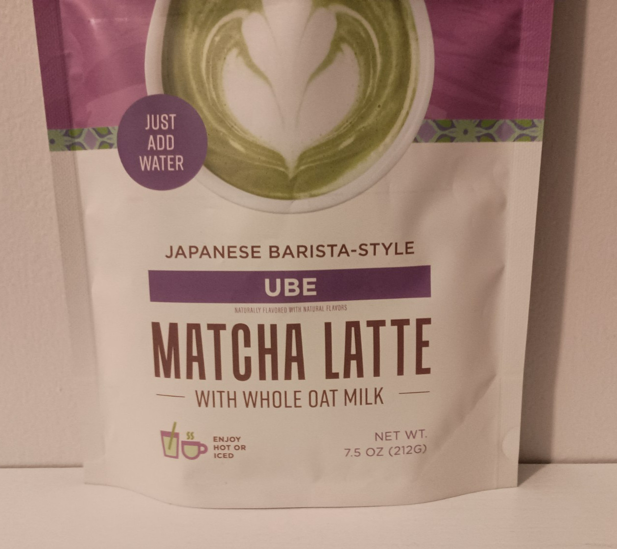 Karma Kitchen UBE Japanese Barista-Style Matcha Latte With Oat Milk Vegan 7.5oz