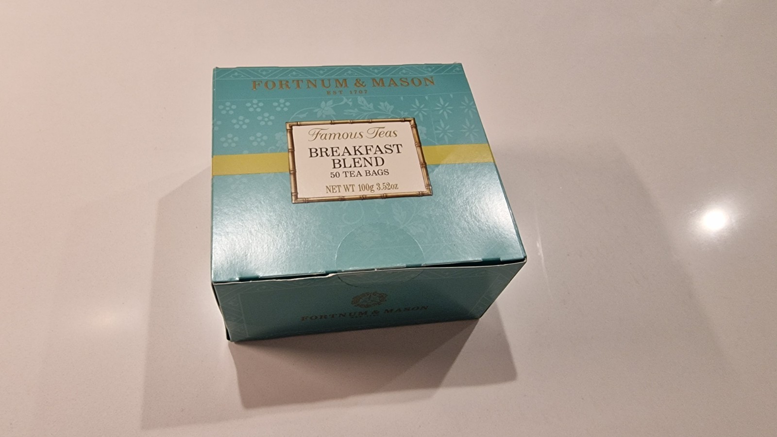 Fortnum & Mason Breakfast Blend Bagged Tea Bags 50 Pack 100 g Pantry