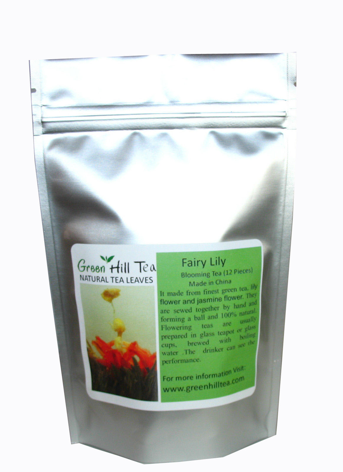 Fairy Lily Blooming Tea Green Tea Flower Tea 24 PCS In A Bag