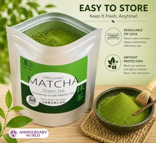 Otsuka Green Tea – Organic Ceremonial Grade Matcha Powder Set 100g×3