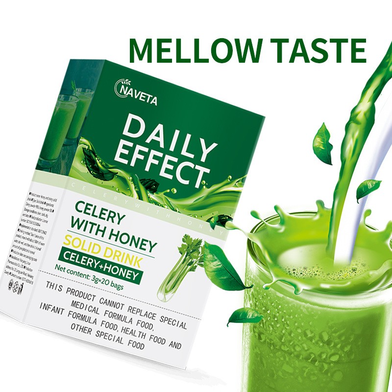Organic Celery Juice Extract Supplement Beverage Honey Celery Powder