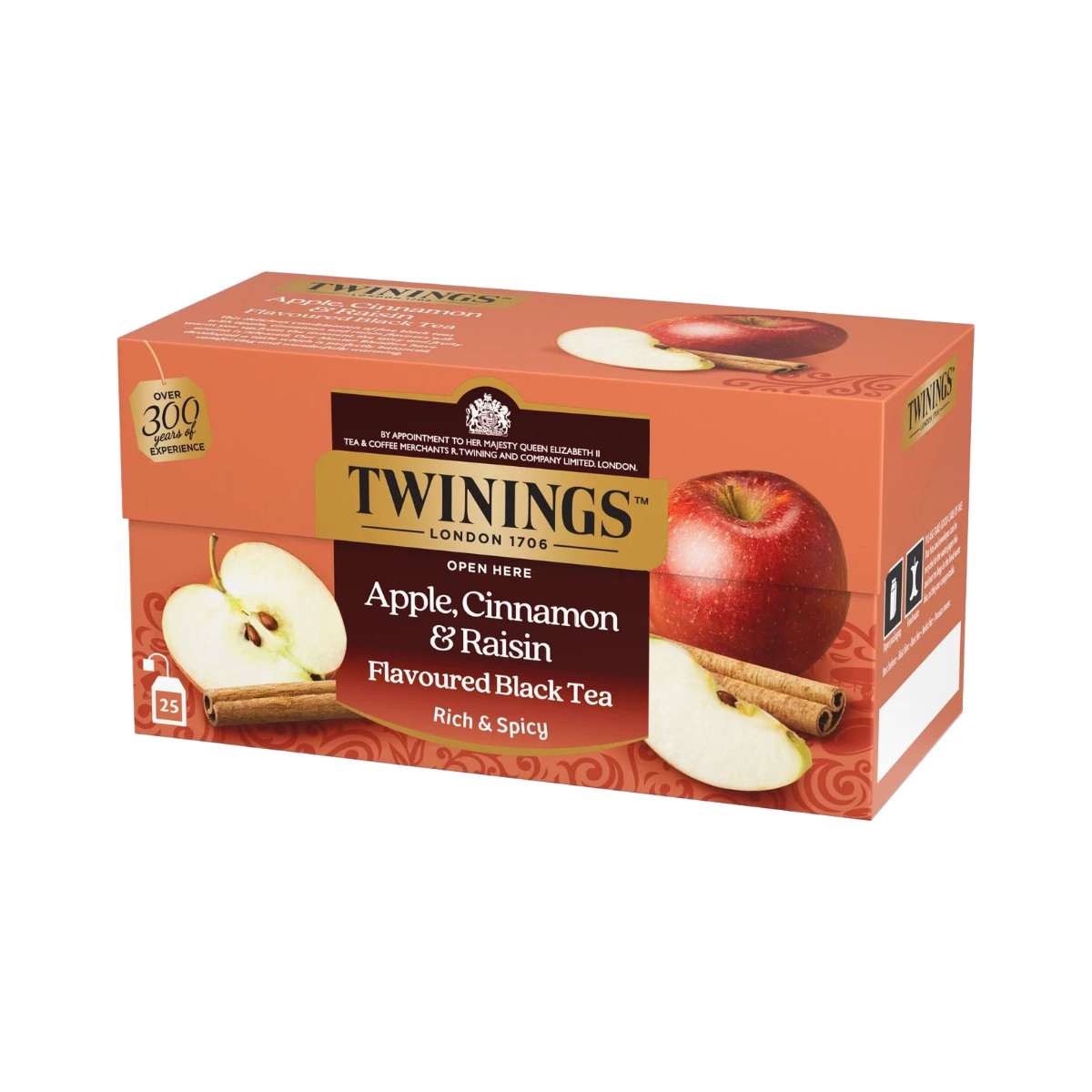 Twinings Apple Cinnamon Raisin Black Tea 25 Bags Choose 1 2 5 10 15 Packs