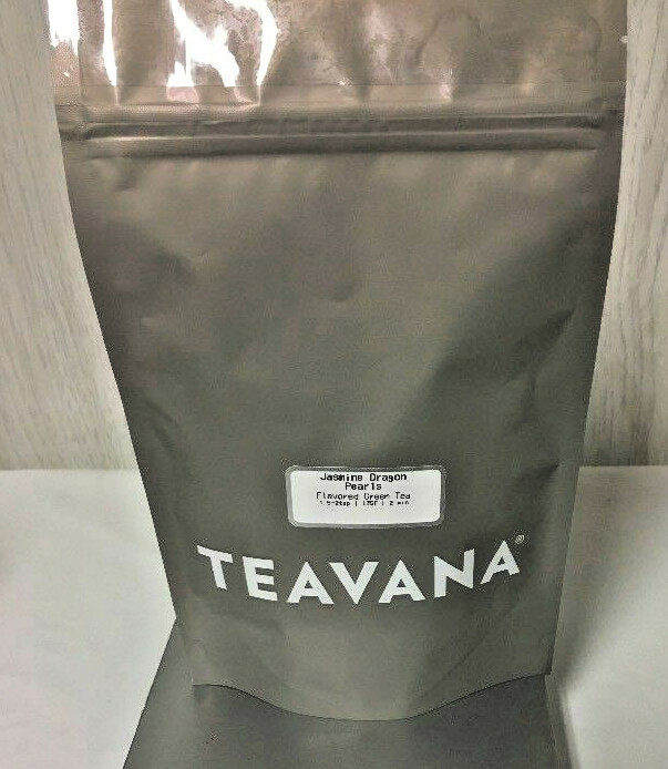 ☃️🎄☃️ NEW! RARE TEAVANA JASMINE DRAGON PEARLS TEA 2 OZ SEALED GRAY BAG ☃️🎄☃️