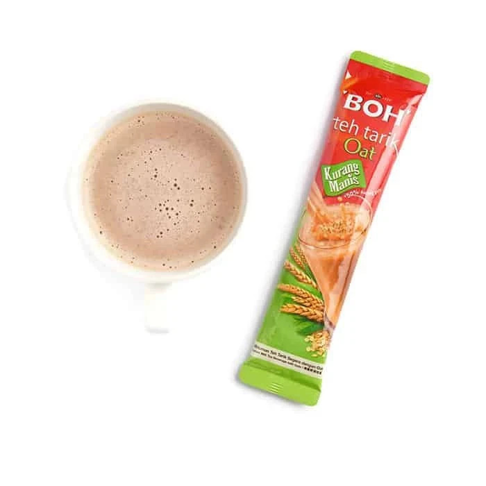 3 packs- Instant Tea Oats Less Sugar / Teh Tarik Oats 26g x 12s