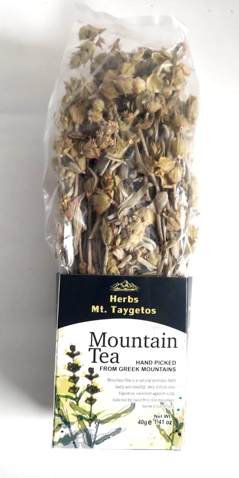 Greek Mountain Tea on Stem 40g (Mt. Taygetos) – Natural Herbal Tea