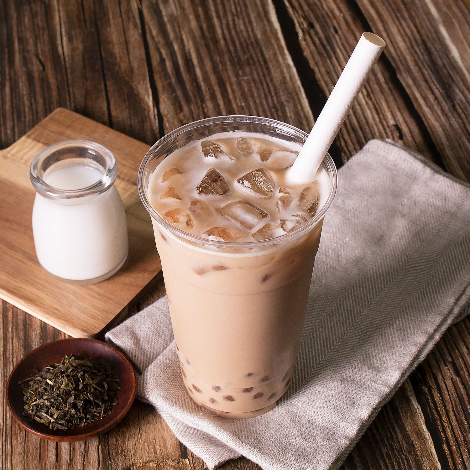 Boba Bubble Tea DIY Kit DeDe Milk Tea, WFY Instant Black Tapioca Pearls & Straws