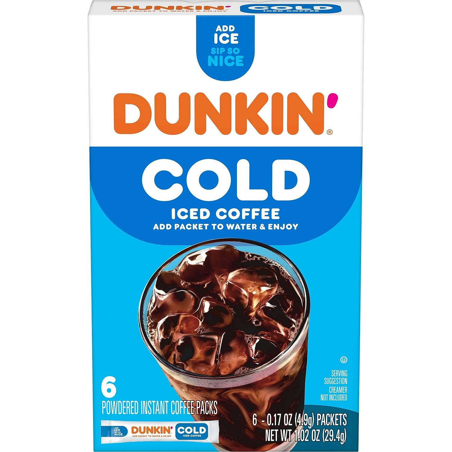 Cold Coffee Packet, 1.02 Oz., 6/Box (8133401632)