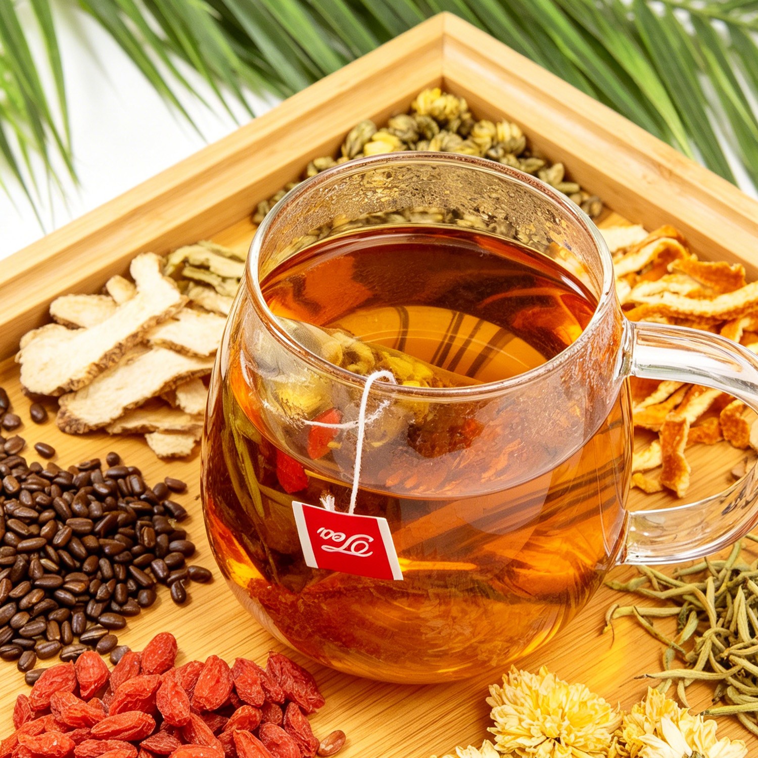 30-90bags Ginseng Eight Treasure Tea Kidney Tea Liver Tea Red Date Kidney Health