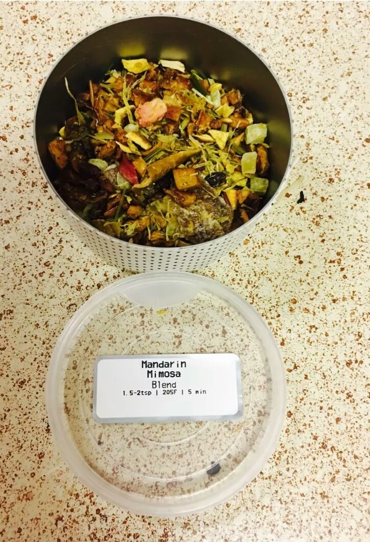 TEAVANA MANDARIN MIMOSA Loose Leaf Green Tea Blend Fresh Pack Limited Stock