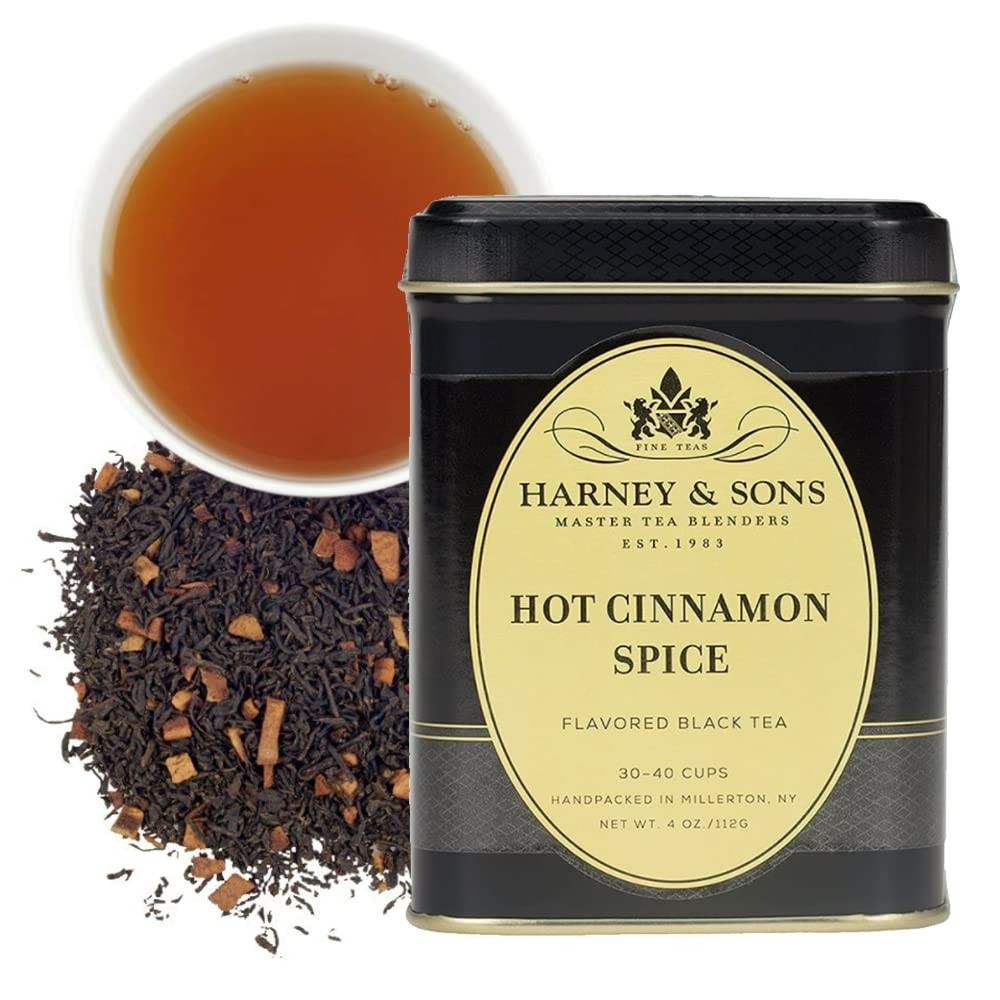 Hot Cinnamon Spice Loose Leaf Black Tea – 4 Ounces of Comforting Flavor