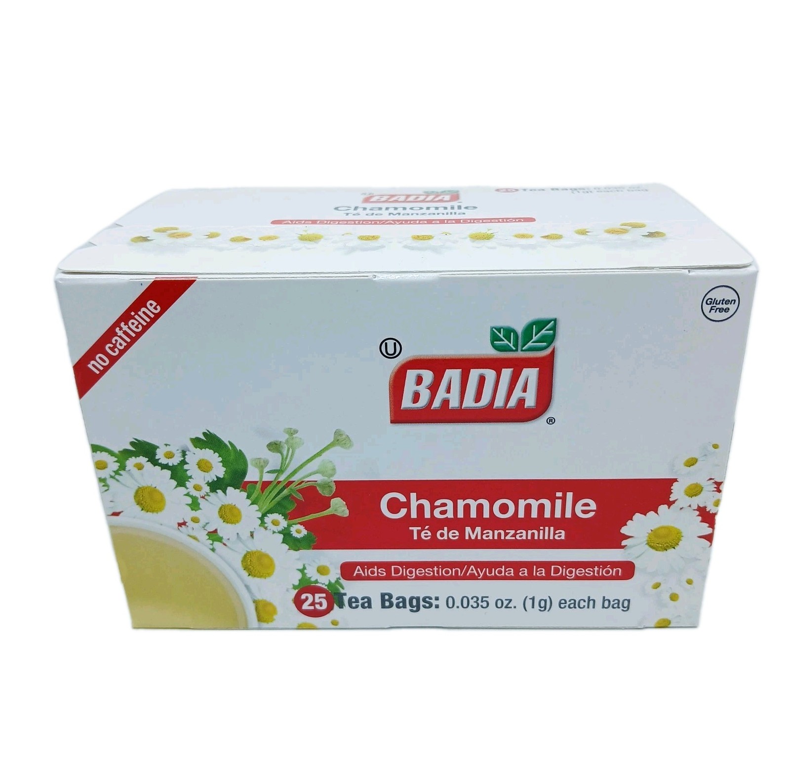 25 Bags~ Badia Chamomile Tea / Te de Manzanilla ( NO CAFFEINE ( Free & Fast Ship