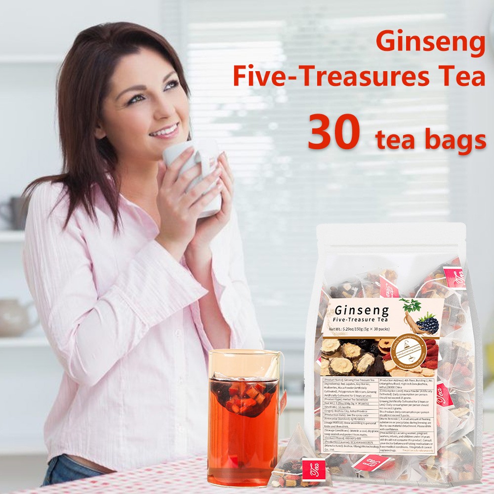 OEM Tea Bags – Ginseng Ten Treasures Tea -Eliminate Fatigue and Enhance Immunity