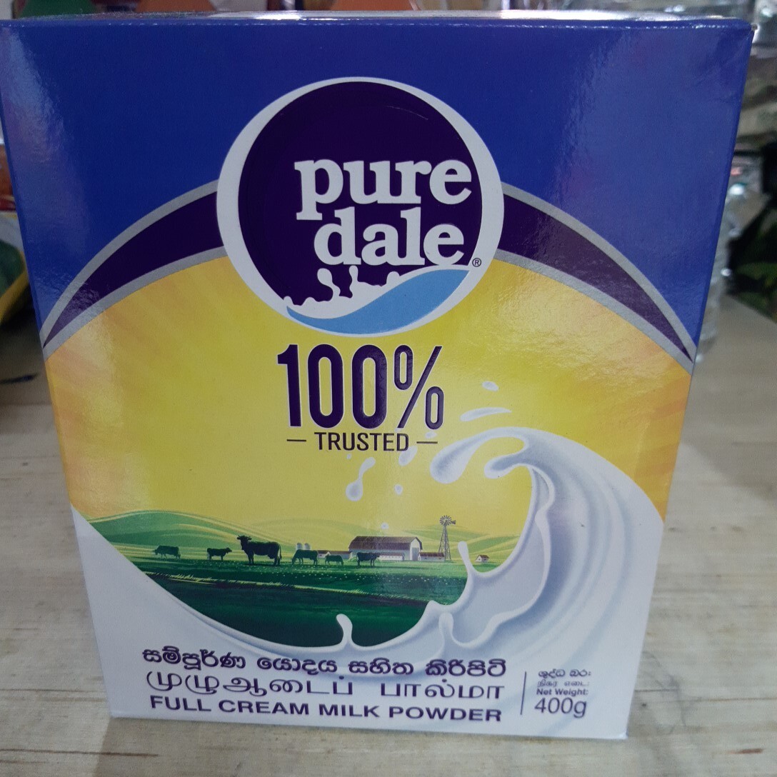 New Pure Dale Full Cream Milk Powder 400g 100% Trusted Free Shipping 14.1 OZ