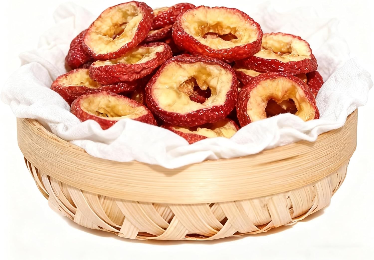 Hawthorn Slices Hollow Circle Seedless, 100% Natural Sun-Dried Hawthorn Fruit