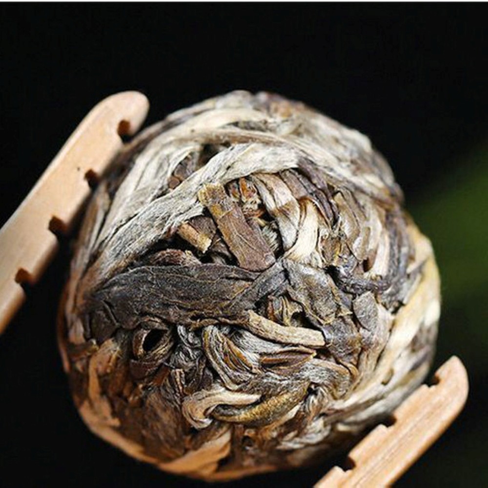 Raw Pu-erh Tea Dragon Ball, Bingdao Lao Zhai Ancient Tree Mini Tuocha, 500g