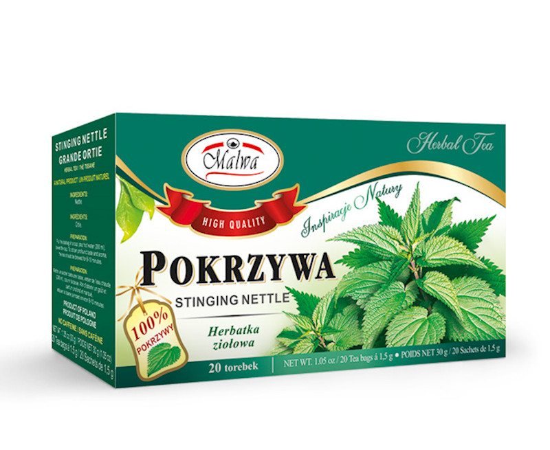 MALWA FRUIT HERBAL POKRZYWA KRAPIVA NETTLE 20 Bags POLAND Polish TEA