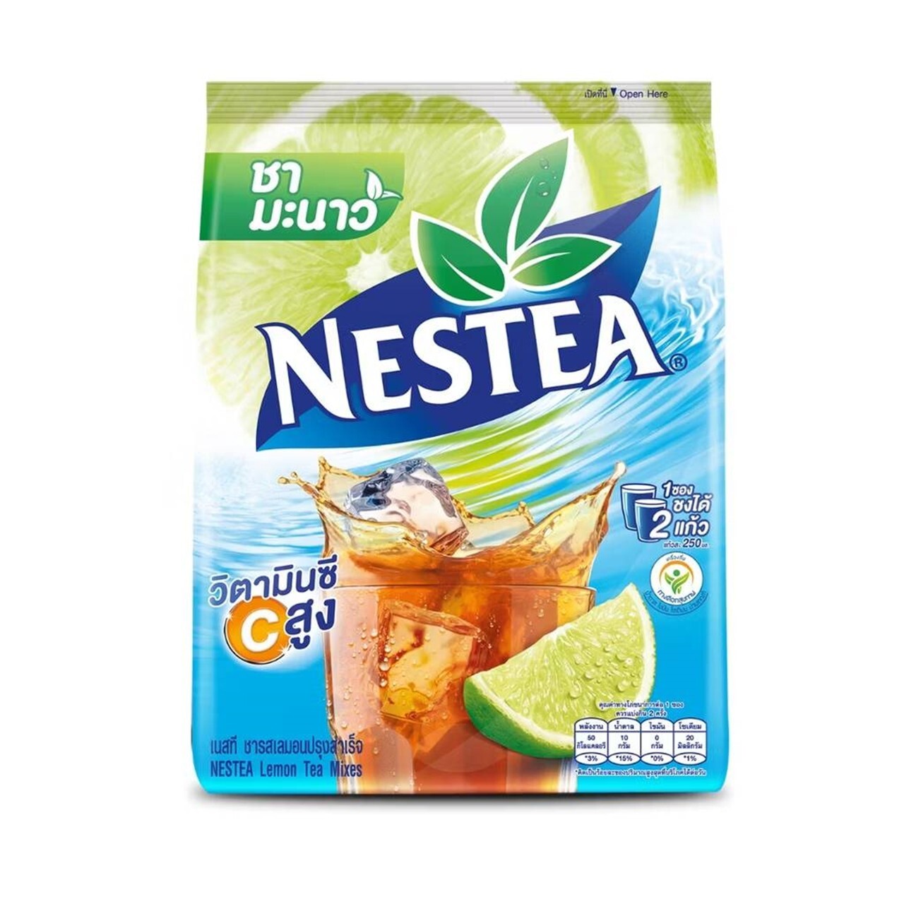 18 Sticks NESTEA Lemon Tea Vitamin C Hot Iced Tea Sweet & Sour Taste Fresh Drink