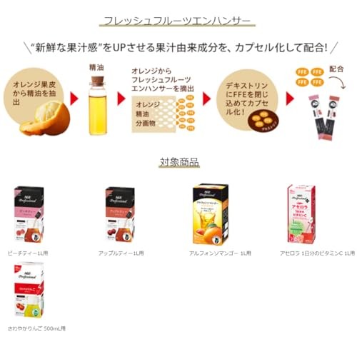 AGF Professional Refreshing Apple 500ml x 10 Sticks
