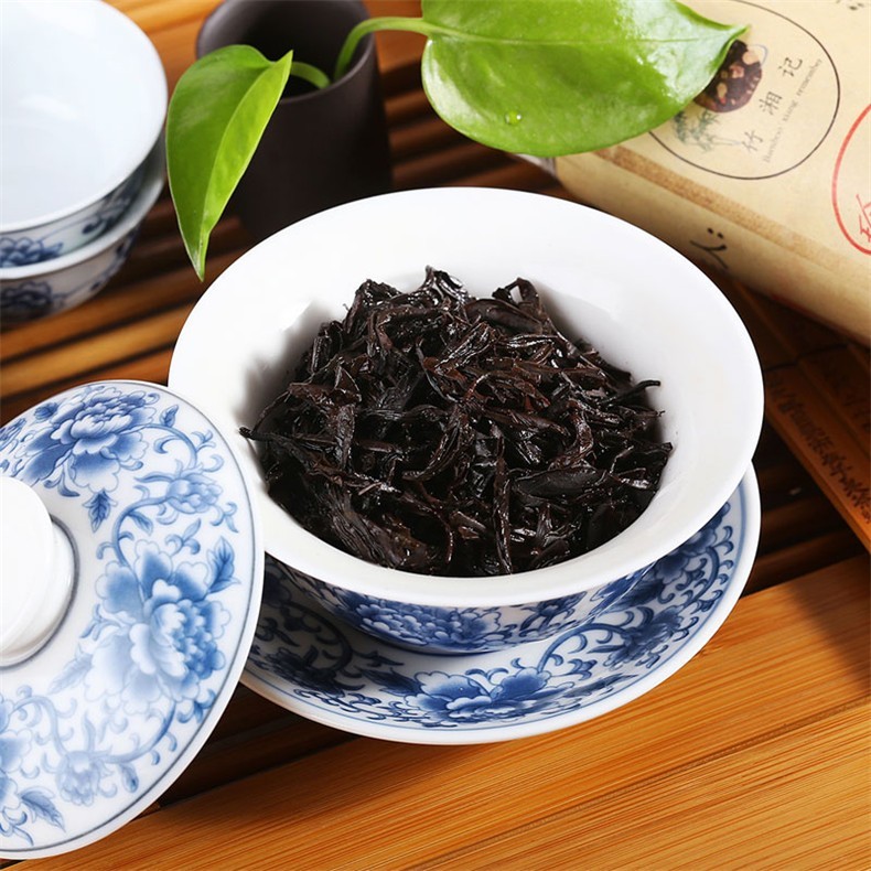 Premium Hunan Anhua Black Tea Brick 200g Natural Energy Herbal Tea for Men