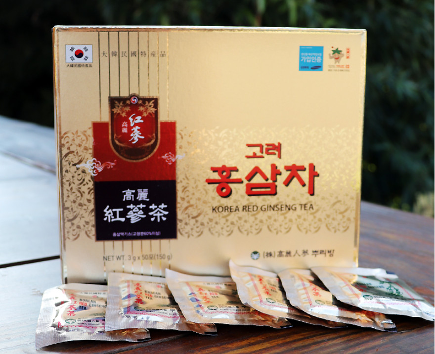 Anti Stress Fatigue Korean Red Ginseng Extract Ginseng Root Tea 3g x 50bags
