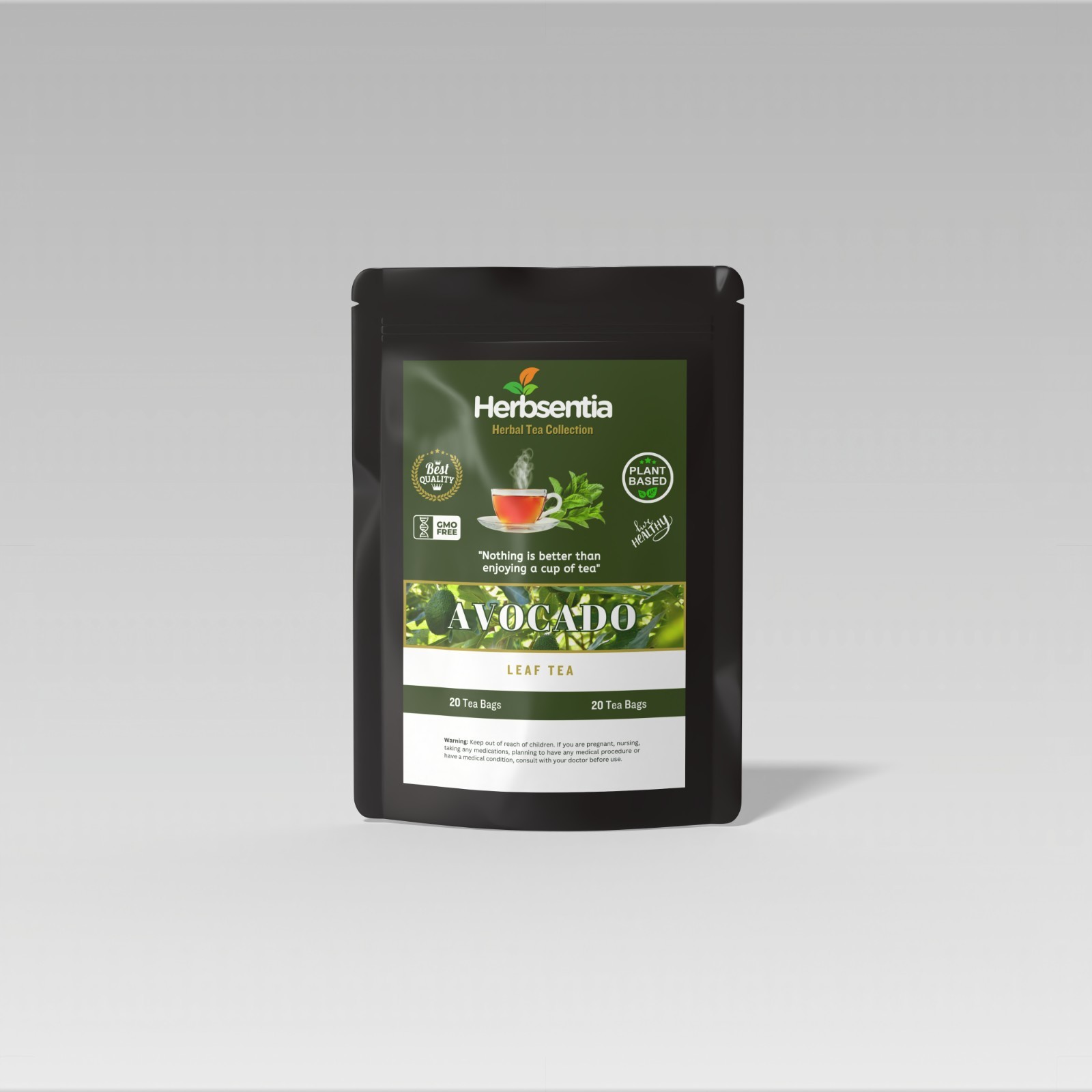 Avocado Leaf Herbal Tea | 20 Tea Bags | Caffeine Free