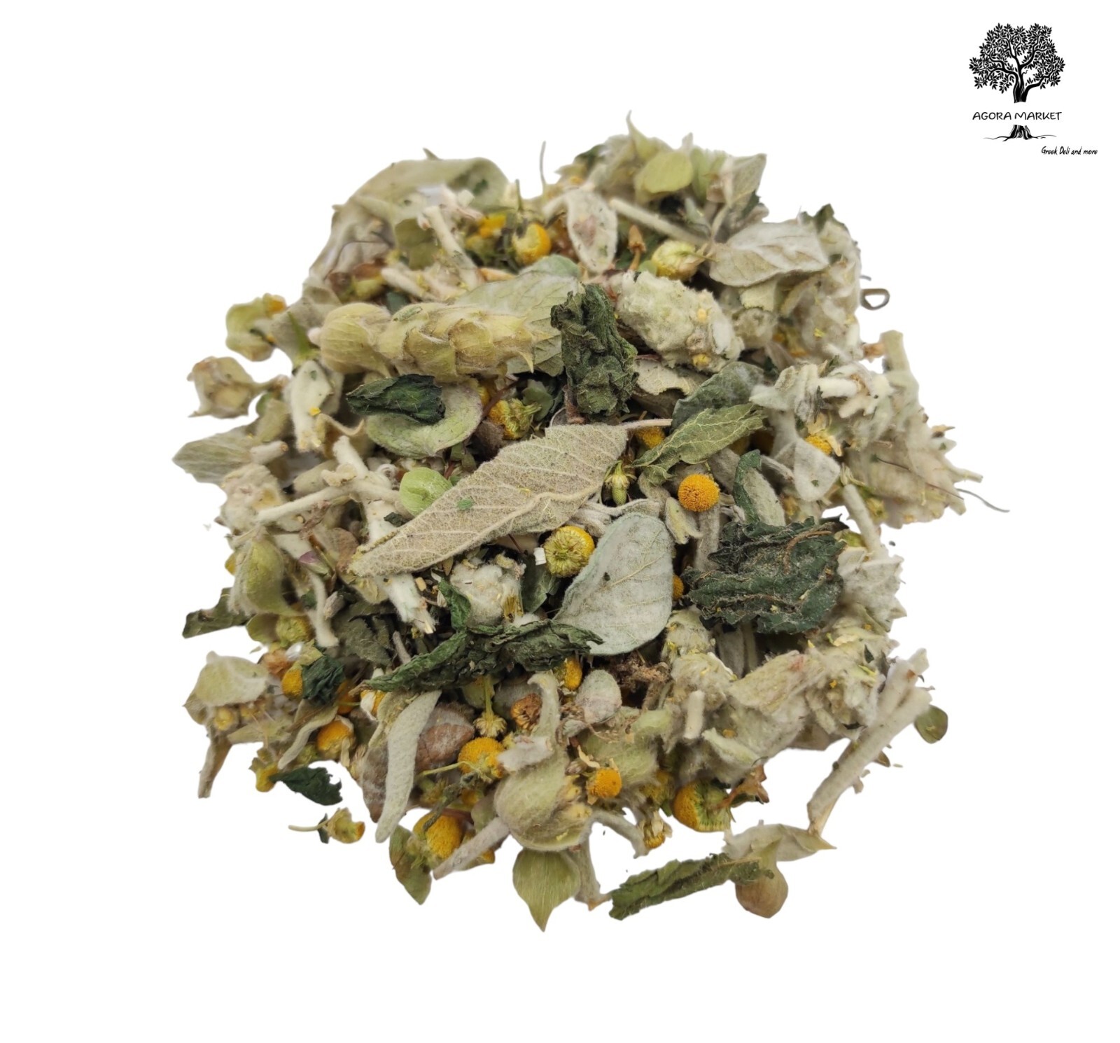 Greek Mix Mountain Tea Malotira – Cretan Remedy 220 g (7.8oz) – Premium Quality