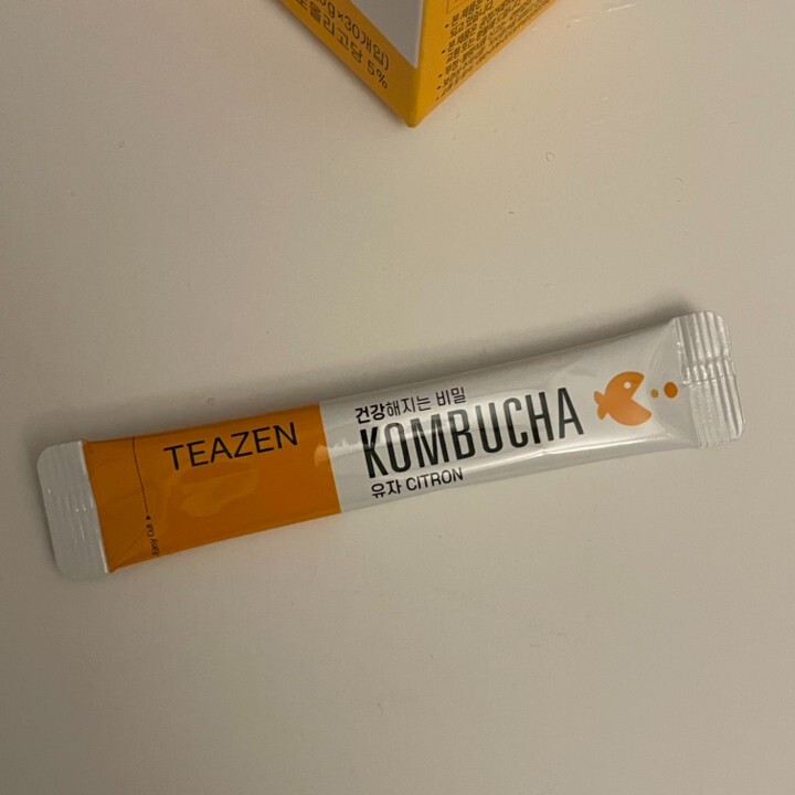 Teazen Kombucha Citron Powder 5g x 30sticks Prebiotics Tea K-Drink