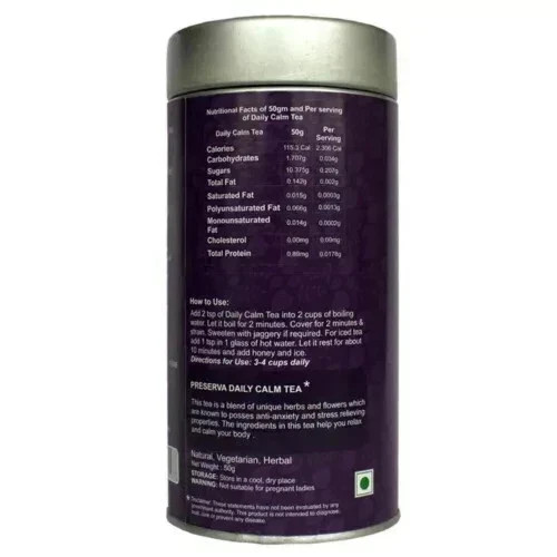 Preserva Wellness Daily Calm Tea 100g