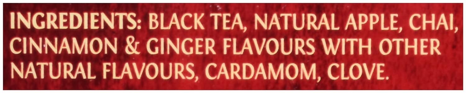 Twinings of London CHAI SPICED APPLE Tea 20-Bags Individually Wrapped BB 3/2026
