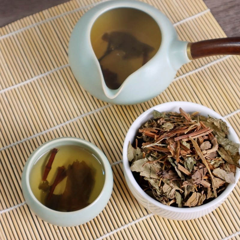 Dried Houttuynia Cordata, Chinese herbal tea, 3oz, Pack in USA 九龍堂 鱼腥草 鱼腥草茶 养生茶