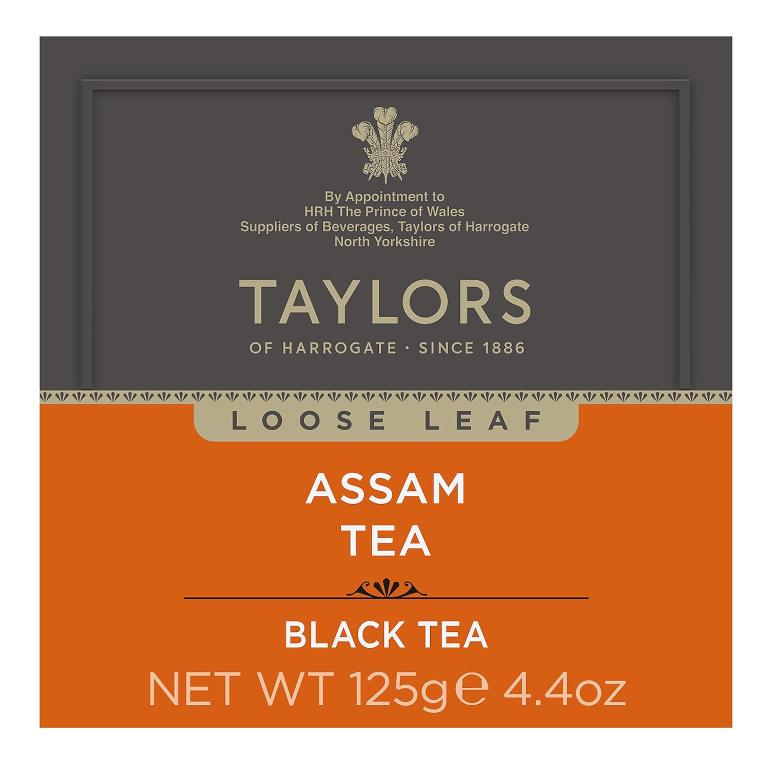 Pure Assam Black Tea, Loose Leaf, 4.41 Ounce Carton (Pack of 1), Full-bodied, Sa