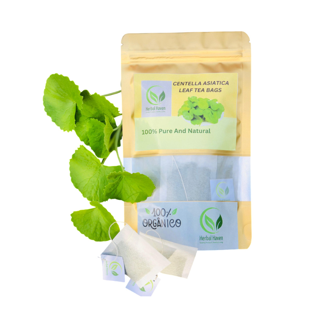 Gotu Kola Tea Bags (Centella Asiatica) 100% Natura Herbal Leaf Tea Caffeine Free