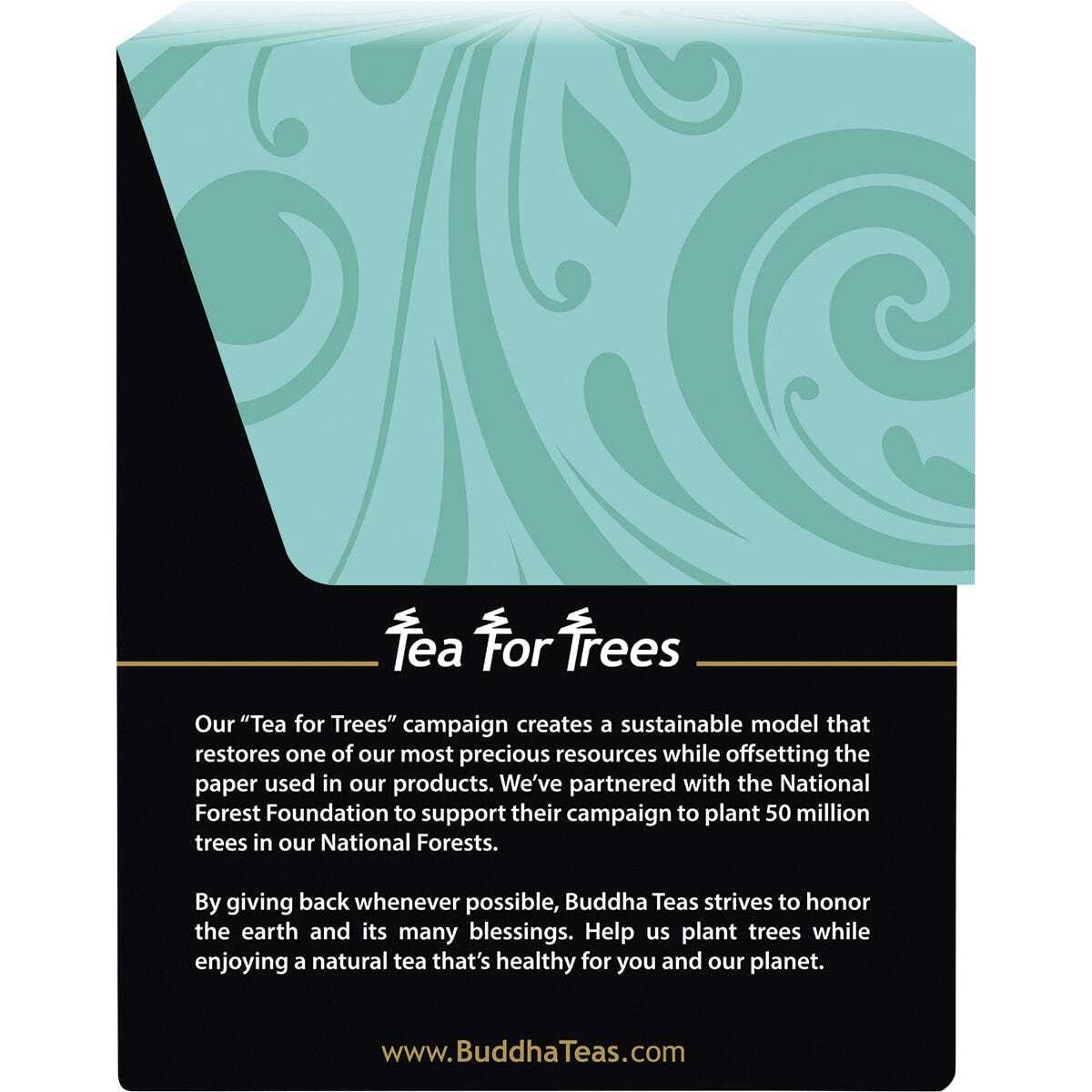 Buddha Teas Organic Herbal Tea Bags Calm Buddha Blend 18 Pack