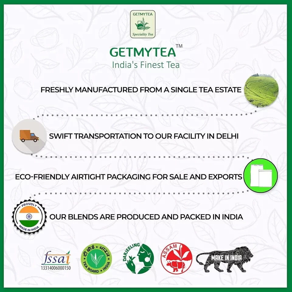 Getmytea Darjeeling Tea 2g x 20 Bags = 40g Grams Free Shipping World Wide