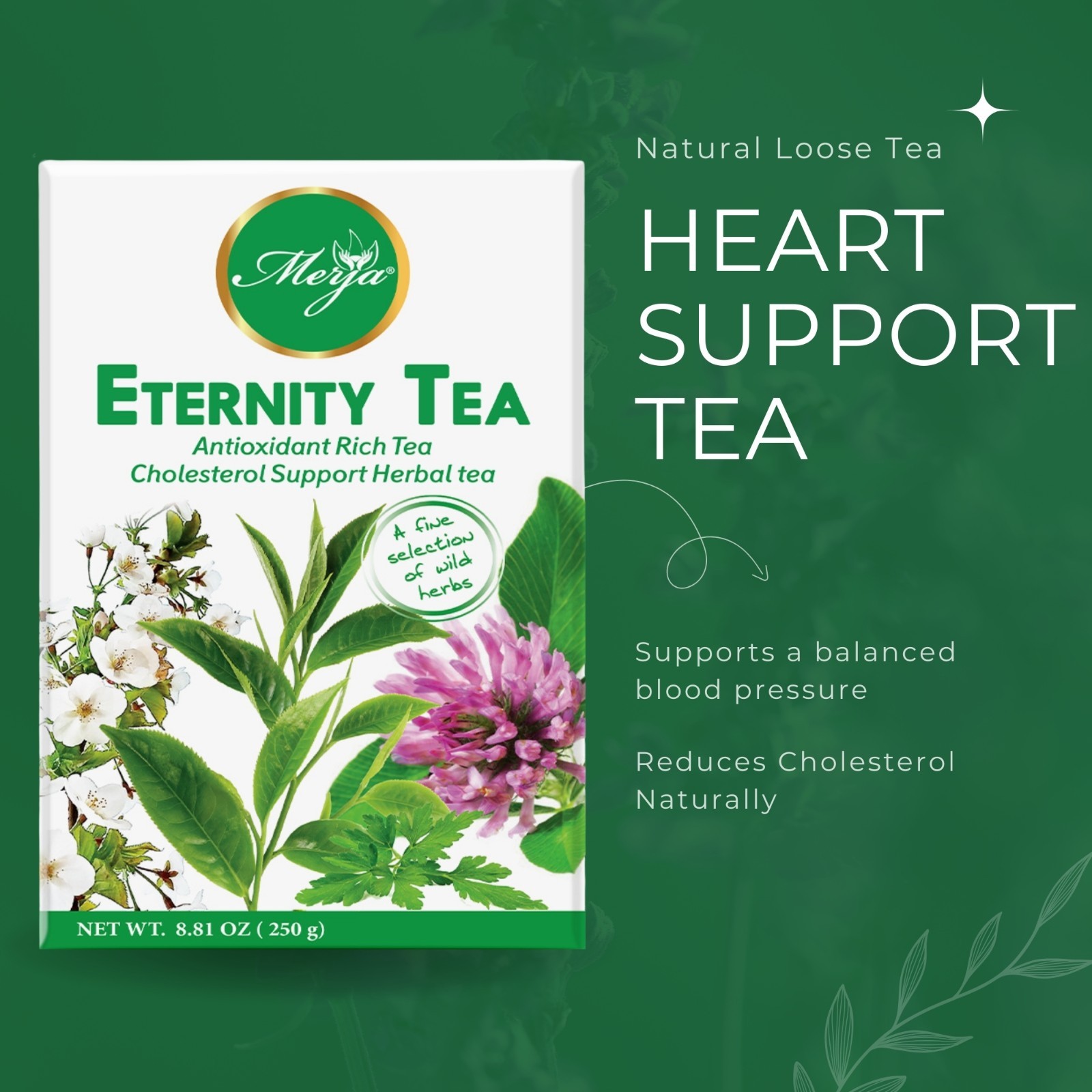 Eternity Tea – Cholesterol Support Tea – Loose Tea – 100% Natural Tea