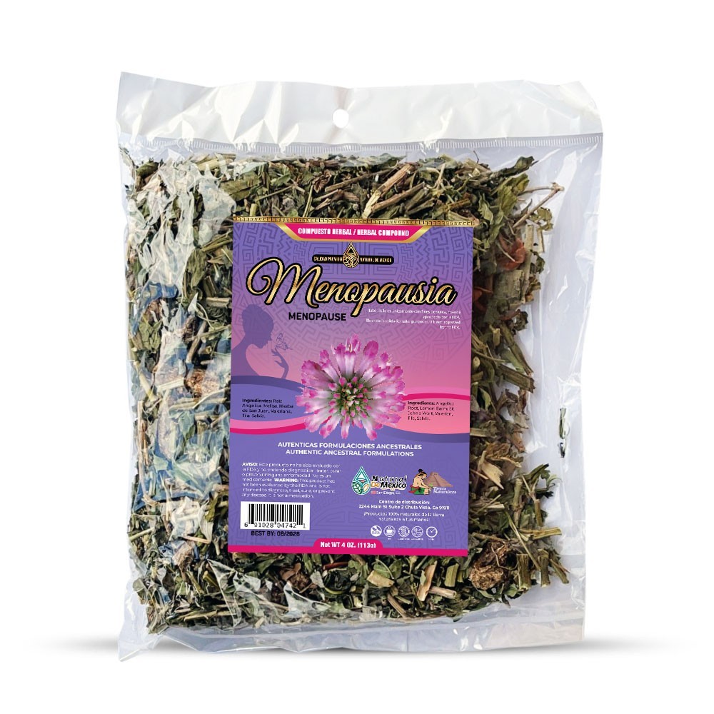 Menopausia, Compuesto Te Herbal 4 oz. Menopause Tea 4 Oz. Natural de Mexico